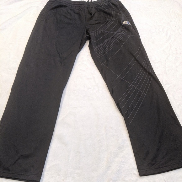 Baltimore Ravens Pants Adult Extra Large Black NFL Football Sweatpants Women's - Picture 1 of 12